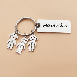 Ensemble <span class=keywords><strong>porte</strong></span> clé en métal <span class=keywords><strong>porte</strong></span>-clés personnalisé en acier inoxydable gravé <span class=keywords><strong>porte</strong></span>-clés blanc pour garçon et fille - Product Image 5