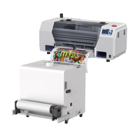 Nueva Impresora DTF A3 Automática de Rollo a Rollo con Cabezales XP600, Tinta de Pigmento Multicolor, 1 Año de Garantía para Camisetas y Películas PET