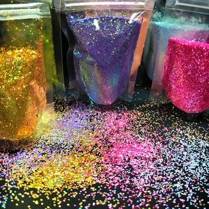 Paillettes Chunky Multicolores Métalliques Rose Noir Blanc pour <span class=keywords><strong>Noël</strong></span>, Ongles, Gobelets et Décoration de Boules à Neige - Product Image 1