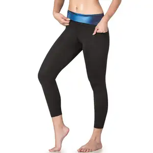 Wanita Pelangsing Celana Olahraga Baju-CELANA-Surf-Surfing Neoprene Legging Keringat Sauna Suit Pembentuk Tubuh Neoprene Celana Panjang SB095