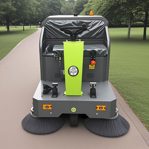 Machine <span class=keywords><strong>électrique</strong></span> de nettoyage de rue à usage domestique 48V Balayeuse de sol de routes de ferme pour les centres commerciaux et l'utilisation souterraine Ride-On Design - Product Image 4