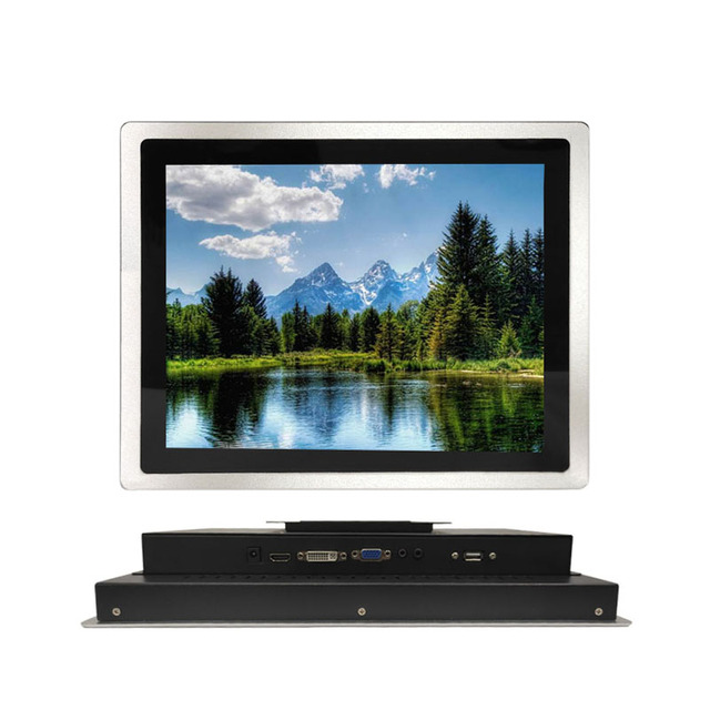 Super Factories 15Inch Touch Screen Monitor Open Frame Capacitive Screen Wall Mount Industrial Monitor Pc Ip65 Rugged Panel Screen Monitor