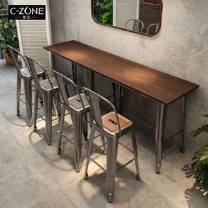 Sillas de Comedor de Alta Calidad para Exteriores, Sillas Altas de Metal para Barra, Taburetes Altos de Hierro Resistente - Product Image 4