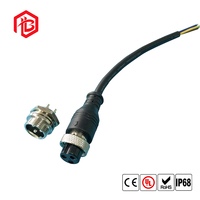 Prise d'alimentation aérospatiale GX12, contact en cuivre 2A/6A, boîtier en nylon pour applications FPC et PCB
