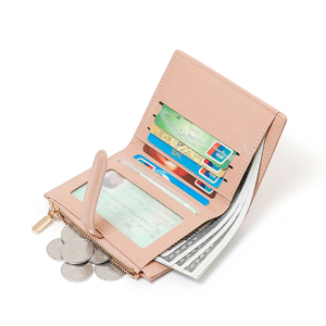 <span class=keywords><strong>Portefeuille</strong></span> pour femme TAOMICMIC, commerce extérieur, niche rétro, court, pliable, en PU, multifonction, à deux volets, avec porte-cartes - Product Image 3