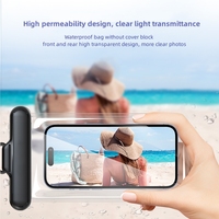 Étui de téléphone étanche IPX8 en TPU transparent, flottant, pour la natation, la plongée, la plage, sous l'eau, très vendu