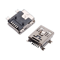 Venta directa de fábrica, resistente a altas temperaturas, Conector de enchufe USB tipo C, Conector de placa de enchufe de grado USB tipo B