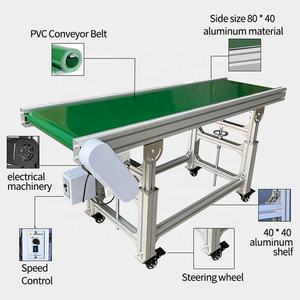 Yüksek kaliteli yatay bant endüstriyel sistem Powered kısa küçük lastik bant üreticisi fabrika konveyör - Product Image 4