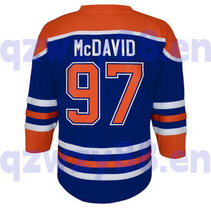 Maglie da Hockey su Ghiaccio Edmonton Personalizzate all'Ingrosso, 100% Poliestere, Alta Qualità, Abbigliamento Sportivo Casual per Uomo, Nomi delle Squadre e dei Giocatori Ricamati - Product Image 2