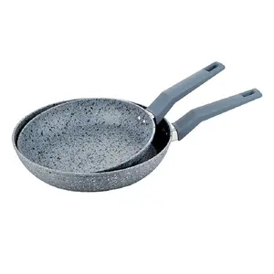 Cheap Price 3.0Mm Stone-Derived Coating Forged Aluminium High Quality Granite Non-Stick Frying Pan