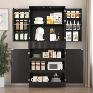 Antique Vintage Wine Bar Cabinet Modern Home Furniture for Living Room Bedroom Office Kitchen Metal and Wood for <b>Storage</b> - Product Image 4