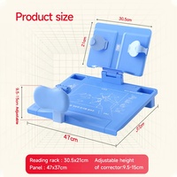 Support de livre en plastique pour enfants, couleurs multiples