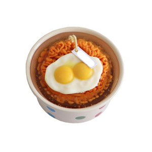 บะหมี่กึ่งสำเร็จรูปไข่ที่สร้างสรรค์เทียนหอมไข่ลวกขี้ผึ้งถั่วเหลืองขี้ผึ้งเจลลี่ขี้ผึ้งของขวัญวันเกิดอุปกรณ์ประกอบฉากการถ่ายภาพของหวาน - Product Image 6