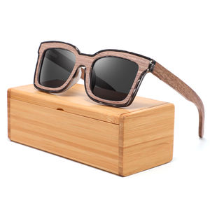 2025ใหม่แว่นกันแดดขาไม้เกรดสูงแว่นตากันแดดโพลาไรซ์ทรงสี่เหลี่ยมย้อนยุคสำหรับผู้ชายแว่นกันแดดเลนส์ UV400โพลาไรซ์แฟชั่น - Product Image 5