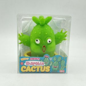 Nuevo Juguete Antiestrés de Cactus Elástico de TPR de 9 cm, Regalo para Niños y Adultos, Adornos para Mejorar el Estado de Ánimo en la Habitación u Oficina - Product Image 3