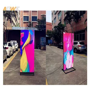 outdoor led poster P2.5 CE HD Led Display Suppliers P2.5 IP65 free standing poster led display for shopping mall, retail store