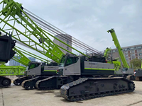 Nouvelle grue à flèche croisée sur chenilles ZCC850V de 85 tonnes de Chine, grue de levage hydraulique montée sur chenilles avec flèche principale maximale de 61 m