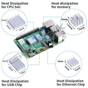 Kit de dissipateur thermique 52Pi Z-0266 pour Raspberry Pi 4B - Product Image 3