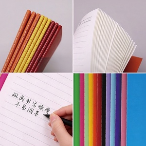 Cuaderno Set A6 A5 Cosido A Mano Tapa Blanda Journal Multicolor Escritura Arcoiris Bullet Bloc <span class=keywords><strong>De</strong></span> Notas Oficina Escuela Regalo - Product Image 3
