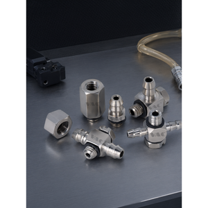VAC Stainless Steel <b>Mini</b> Pneumatic Elbow Fitting M5 Industrial <b>Robot</b> Vacuum Automation - Product Image 2