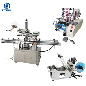 printing and labeling machine bottle conveyor automatic food bottle boxes label printer machine