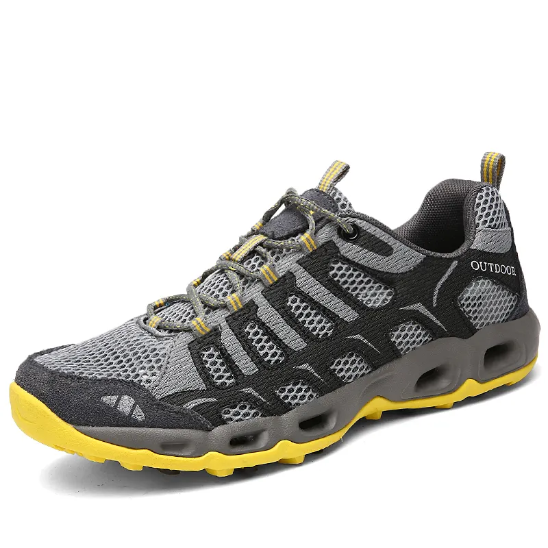 Nefes tasarımcı açık spor ayakkabı Trendy kadın erkek Trail Trekking koşu yürüyüş batonu spor ayakkabı erkekler.
