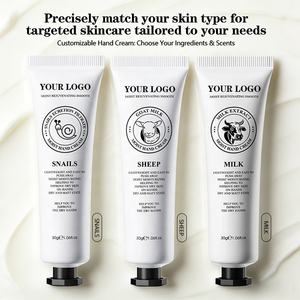 Crema de <span class=keywords><strong>Manos</strong></span> de Leche de Marca Privada, Crema Hidratante y Nutritiva, Crema de <span class=keywords><strong>Manos</strong></span> con Manteca de Karité y Colágeno, Loción Blanqueadora <span class=keywords><strong>para</strong></span> <span class=keywords><strong>Manos</strong></span>, Tamaño de Viaje, OEM - Product Image 2