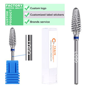 Yaqin 3/32 큐티클 제거 네일 파일 젤 광택 도구 불꽃 모양 텅스텐 카바이드 E-파일 네일 드릴 비트 - Product Image 2