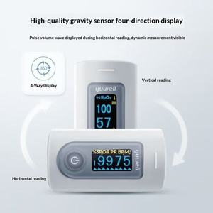 <span class=keywords><strong>Medidor</strong></span> de Oxígeno en Sangre, Pulsioxímetro, Detección de Saturación de Oxígeno en Sangre, Clip para <span class=keywords><strong>Dedo</strong></span>, Uso Doméstico, Detector Blanco/Gris - Product Image 3