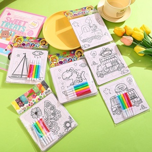 Nouveau stock d'usine : Jouets éducatifs DIY pour enfants, série de 12 modèles disponibles, ensemble de peinture et de coloriage à l'aquarelle - Product Image 2