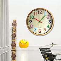 Horloge murale à aiguilles de conception contemporaine de 12 pouces, facile à lire, silencieuse, sans tic-tac, alimentée par piles, personnalisable, horloge chinoise