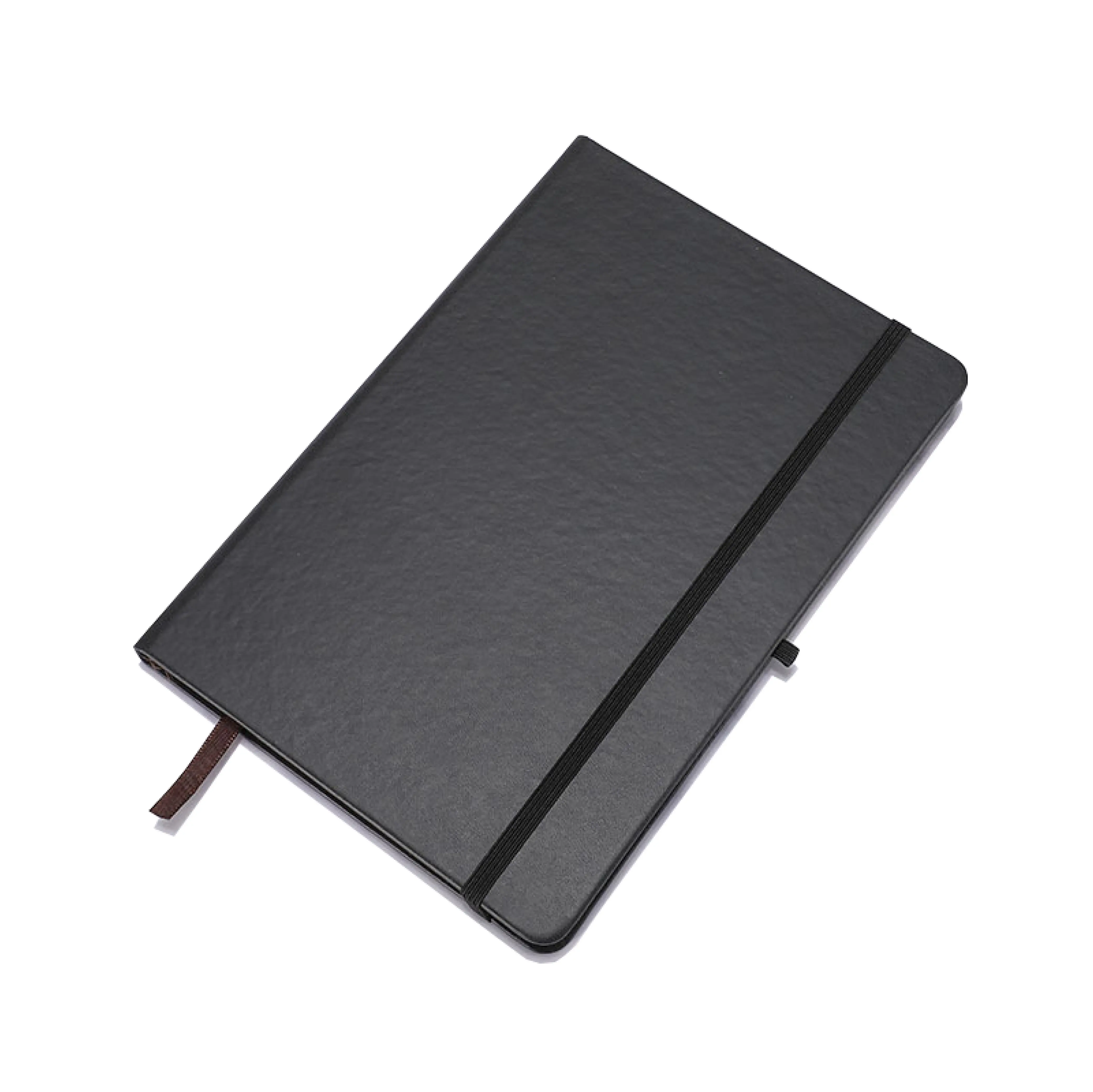 Khuyến Mại Văn Phòng Phẩm Sữa Ban Nhạc Đàn Hồi OEM Notepad Quà Tặng Tùy Chỉnh In Logo A5 Bìa Cứng PU Leather Notebook