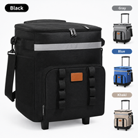 Sac isotherme de pique-nique grande capacité MKW-7219, étanche, avec isolation, sac à déjeuner, sac de transport en aluminium pour voiture