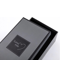 Boîtes d'emballage de luxe pour bouquets de fleurs fraîches avec laminage mat, gaufrage et doublure en éponge - Base et couvercle en carton recyclable