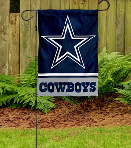 Bandera de Poliéster Personalizada al por Mayor de los Dallas <span class=keywords><strong>Cowboys</strong></span> con Diseño de Doble Cara de 30*45cm para Decoración de Jardín al Aire Libre - Product Image 2