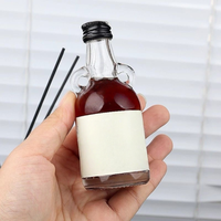 Botol Kaca Kecil 50ml Grosir 2026, Botol Kaca Mini untuk Minuman Alkohol dengan Tutup Sekrup