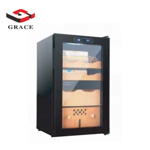 المرطب الكهربائي Grace سعة 300 لتر ذو منطقة مفردة وضبط درجة الحرارة في خزانة السيجار