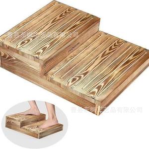 Wooden Step <b>Stool</b> Double Layer Solid Wood For Home Bathroom <b>Bedroom</b> Child Height Increasing Foot Pedal Durable - Product Image 1