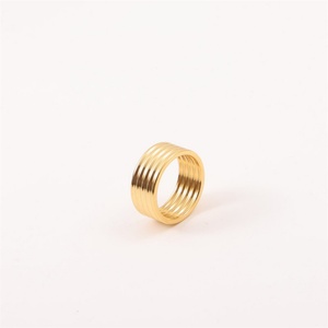 Anillo de Joyería Minimalista para Mujer, Accesorios, Anillos de Dedo de Aro Chapados en Oro - Product Image 2