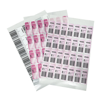 Étiquettes transparentes à impression personnalisée QR Code pour bouteilles et bocaux Autocollants recyclables auto-adhésifs pour emballages Autocollants étanches