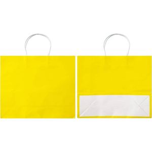 Grands sacs en papier kraft avec poignées pour le déjeuner quotidien, les boutiques, les supermarchés, Noël, les anniversaires, les mariages, emballage en papier - Product Image 3