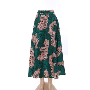 Mezza gonna lunga plissettata <span class=keywords><strong>sartoriale</strong></span> floreale plissettata da donna - Product Image 5