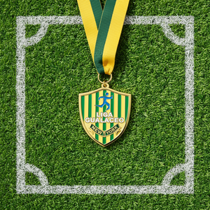Médaille en métal plaqué or sur le thème de <span class=keywords><strong>New</strong></span> <span class=keywords><strong>York</strong></span> de la ligue Gualaceo - Bouclier personnalisable pour les compétitions de course, les remises de diplômes et les anniversaires - Product Image 2