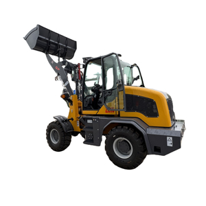 Minicargadora de ruedas de alta calidad, cargadora frontal de alta calidad, motor diésel de Tecnología japonesa con cabina a la venta - Product Image 1