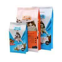Sac d'emballage pour aliments pour animaux de compagnie, taille et couleur personnalisées, économique, recyclable, pochette PE autoportante pour aliments pour chats et chiens