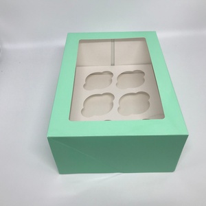 Wholesale Transparent Cupcake <b>Boxes</b> With Inserts <b>Bakery</b> <b>Boxes</b> Cupcake Box - Product Image 4