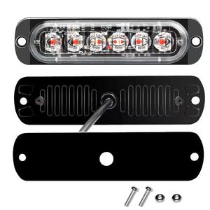 12V 4X6 LED rojo azul auto <span class=keywords><strong>parrilla</strong></span> luces intermitentes con control remoto inalámbrico 24 LED súper brillante luces de chasis de alta potencia - Product Image 2