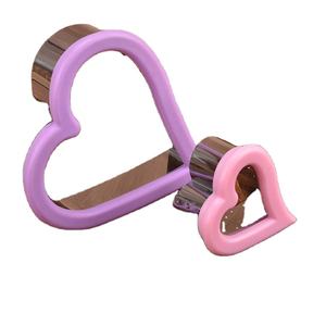 Usine chinoise de 20 ans, moule à biscuits en acier inoxydable, <span class=keywords><strong>emporte</strong></span>-pièces en forme de cœur en métal avec bord en silicone - Product Image 1