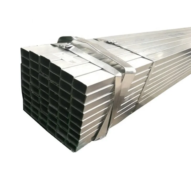 cold rolled pre galvanized welded square / rectangular steel pipe