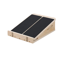 Planche d'équilibre professionnelle Skyhope-P en bois 2-en-1, inclinable et réglable, écologique, pliable, portable, pour un fitness complet